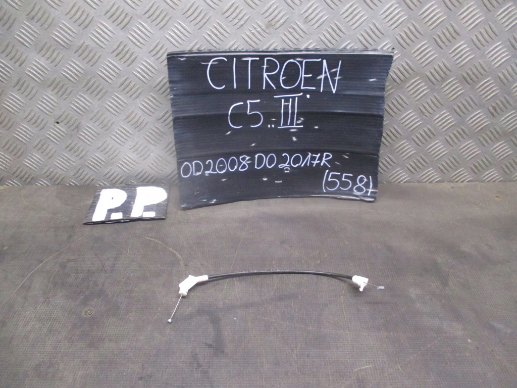 фото №1, Трос замка правый перед citroen c5 iii x7 08-17r