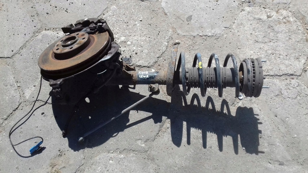 фото №15, Амортизационная стойка поворотный кулак левый peugeot 508 1.6hdi