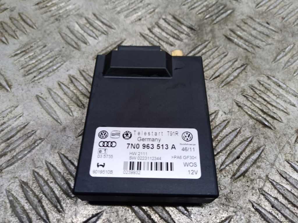фото №1, Модуль webasto vw skoda seat audi 7n0963513a