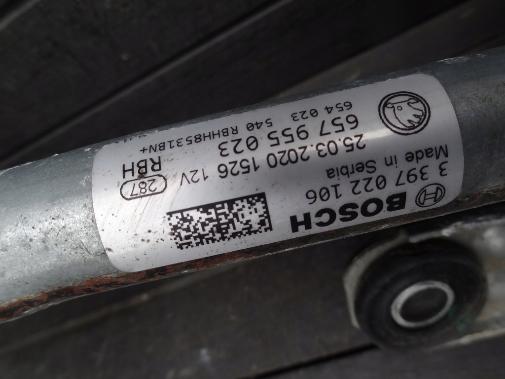 фото №4, Skoda scala 20r моторчик механизм дворник eu