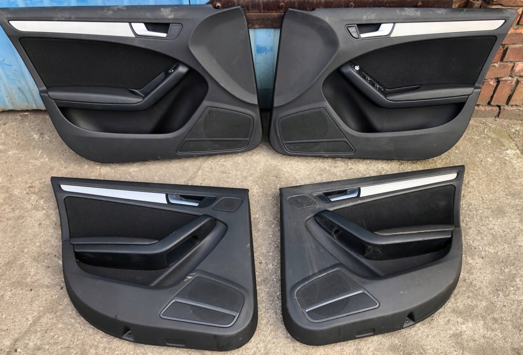 Сидіння ковші напівшкіра+ матеріал speed audi a4 b8 kombi/sedan s line 08-15 Зі Шроту