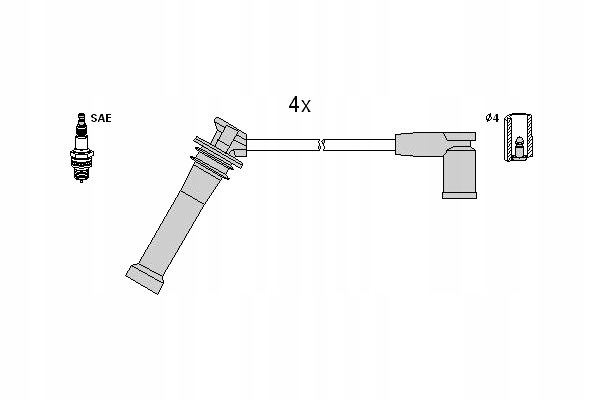 фото №1, Шланг зажигание starline zk 2882