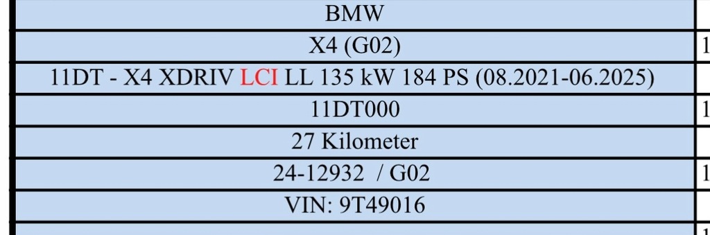 фото №13, Поворотный кулак рычаг задняя bmw x4 g02 пробег 27km
