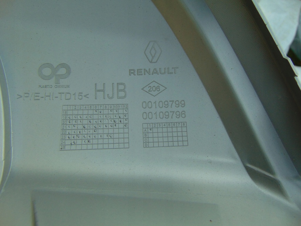 фото №5, Спойлер накладка бампера задняя renault captur ii 850703633r