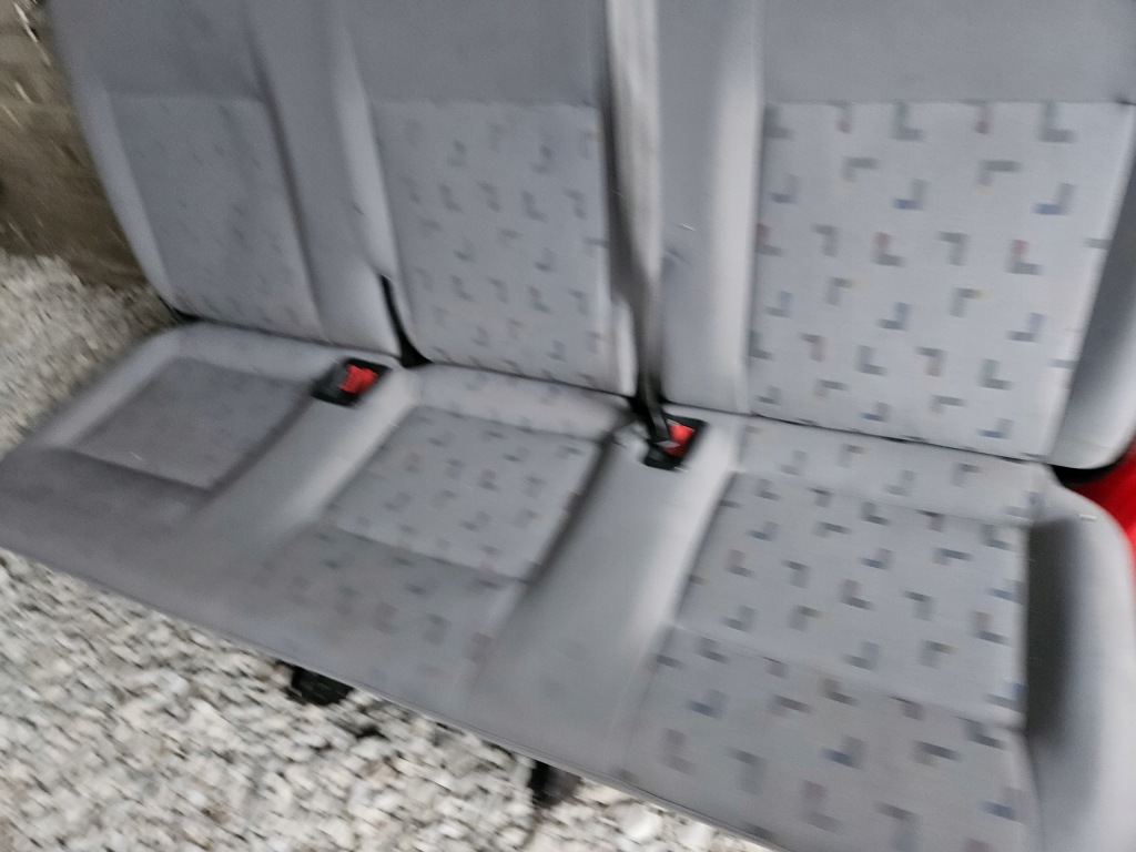 фото №6, Сидіння заднє сидіння 3 ряд тримісне сидіння лавка vw t5 caravella