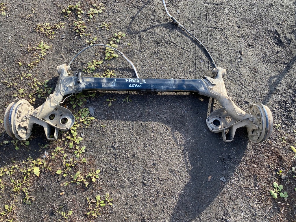 фото №1, 1 skoda fabia iii kombi балка вісь підвіска задня