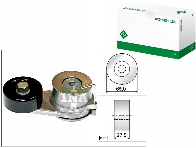 фото №1, Schaeffler ina 534 0429 10 натяжитель ремень клиновой многоручейковый