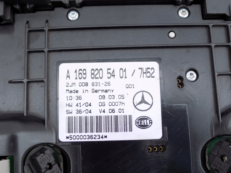 фото №4, Mercedes w169 лампа освітлення кабіни стельовий