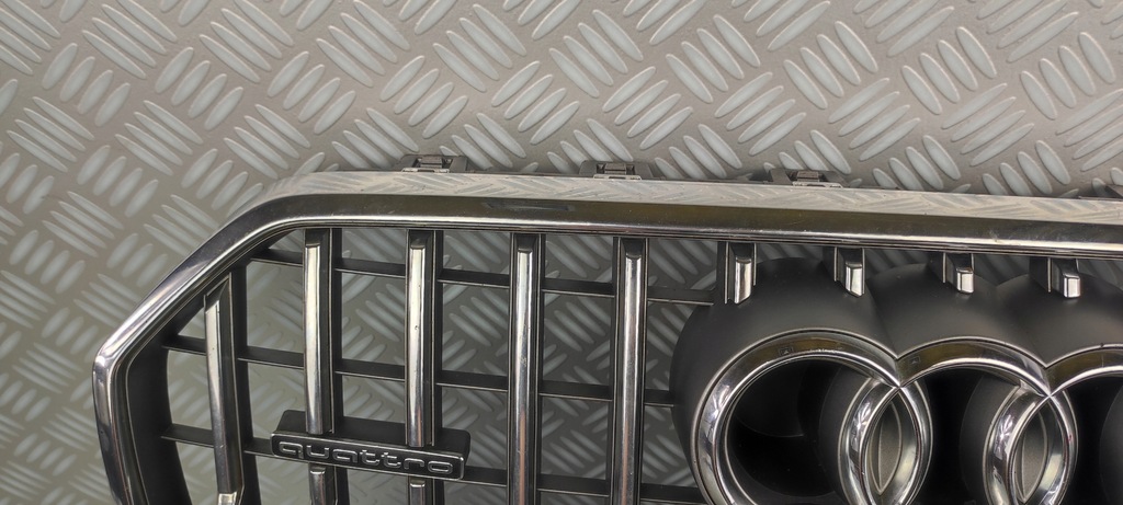 фото №10, 4g0853653q решётка радиатора решётка радиатора бампера хром pod pdc audi a6 c7 lift allroad 11-