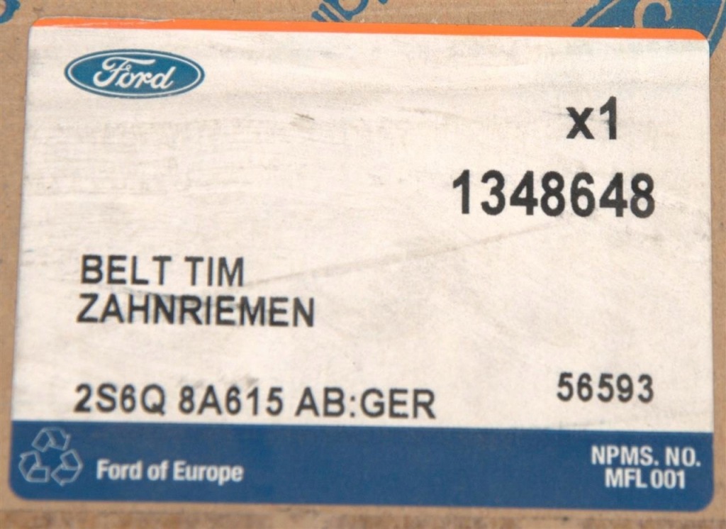 Набор распределительного вала 1,4 tdci fiesta 2001-08 / 08-12 Оригинал