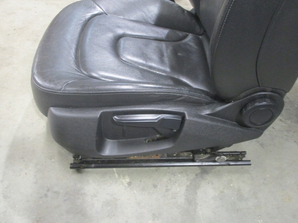 фото №6, Сидіння лівий перед audi a4 b8 шкіра шкіряний чорний