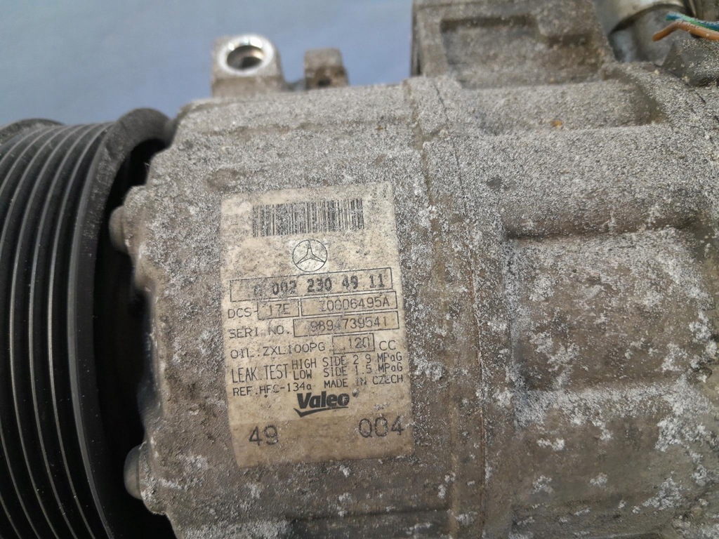 фото №4, Mercedes c w204 1.8 k компрессор кондиционера