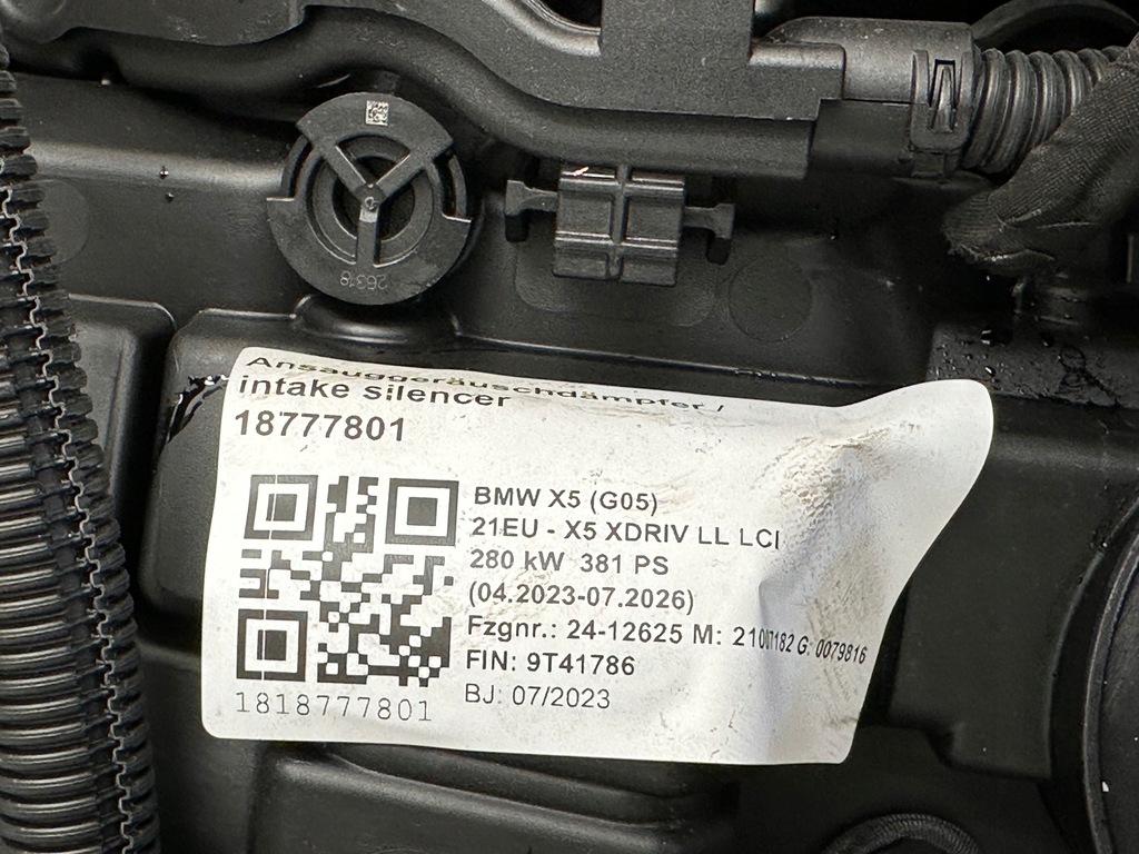 фото №12, Bmw x5 g05 x7 g07 40ix kompletny двигатель b58b30p 280kw 381km новый