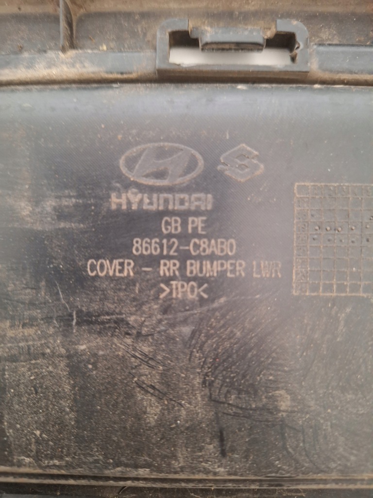 фото №6, Hyundai i20 ii lift 18-20r накладка бампера задня заднього 86612-c8ab0