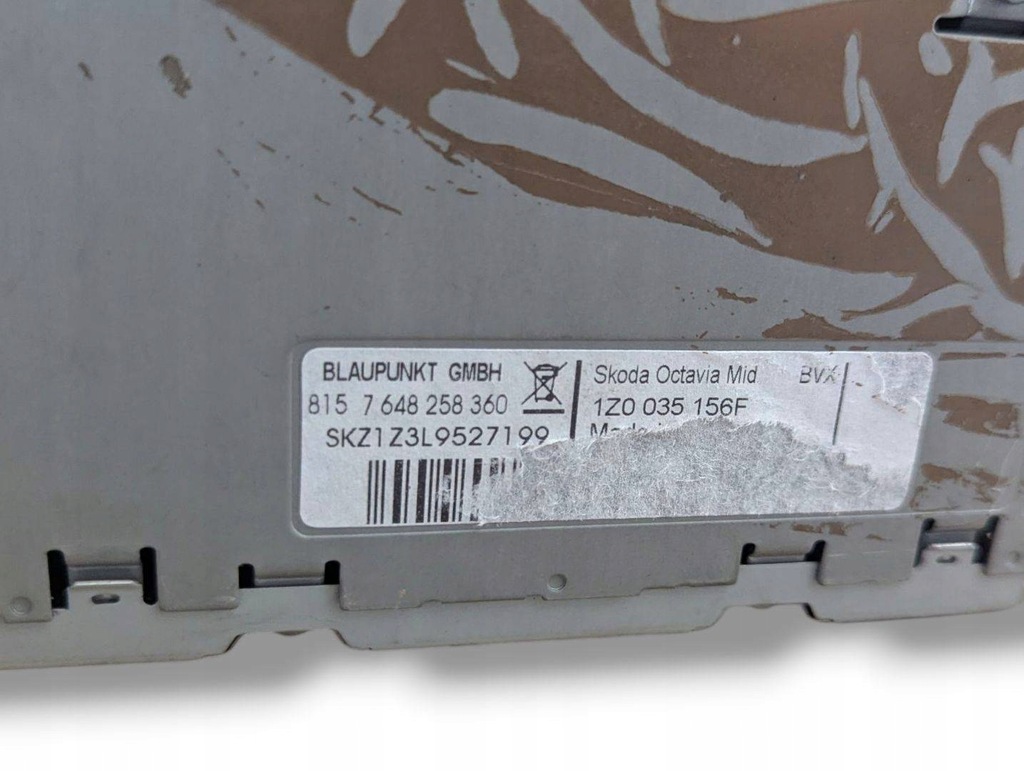 фото №9, Радіо автомобільні skoda octavia 2 facelift 1z 2011 1z0035156f