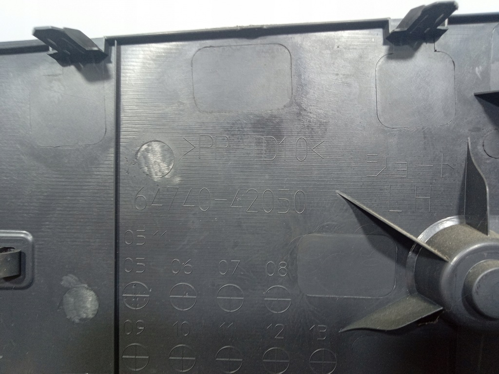 фото №6, Toyota rav4 iii xa30 05- обивка багажника обшивка левый 64740-42050