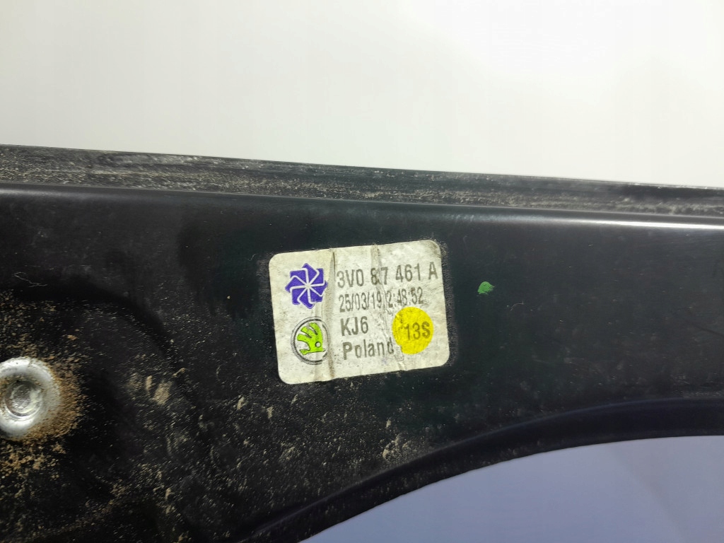 фото №4, Skoda superb iii подъемник стекло перед левый 3v0837461a