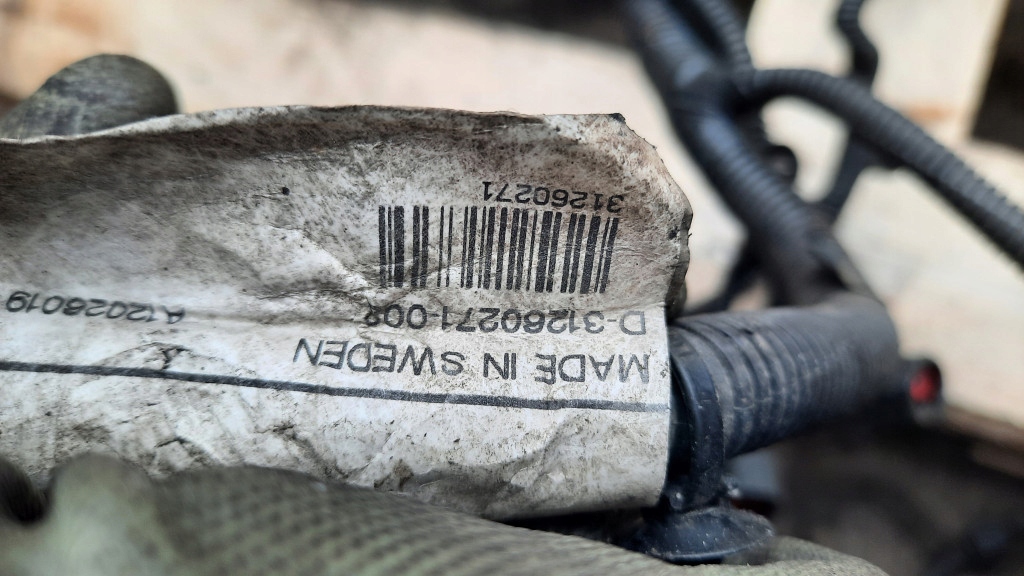 фото №12, Джгут електропроводка двигуна 31260271 volvo v70 iii s80 ii 2.5t + lpg