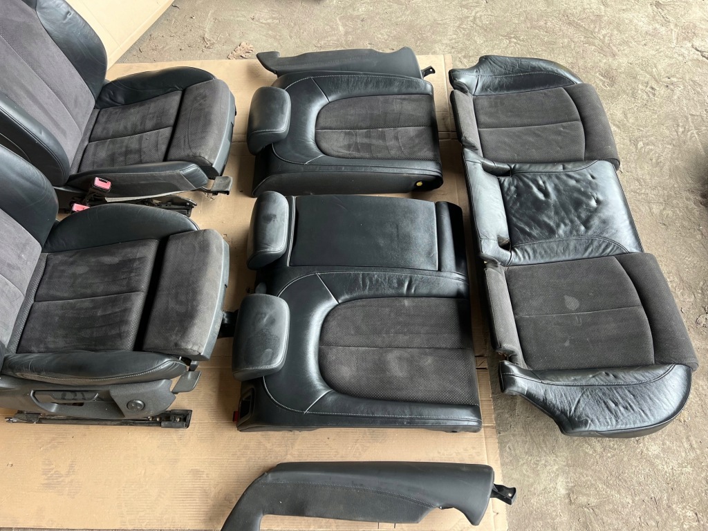 фото №14, Audi a6 c7 сидіння заднє сидіння шкіра alcantara підігрів s-line sline