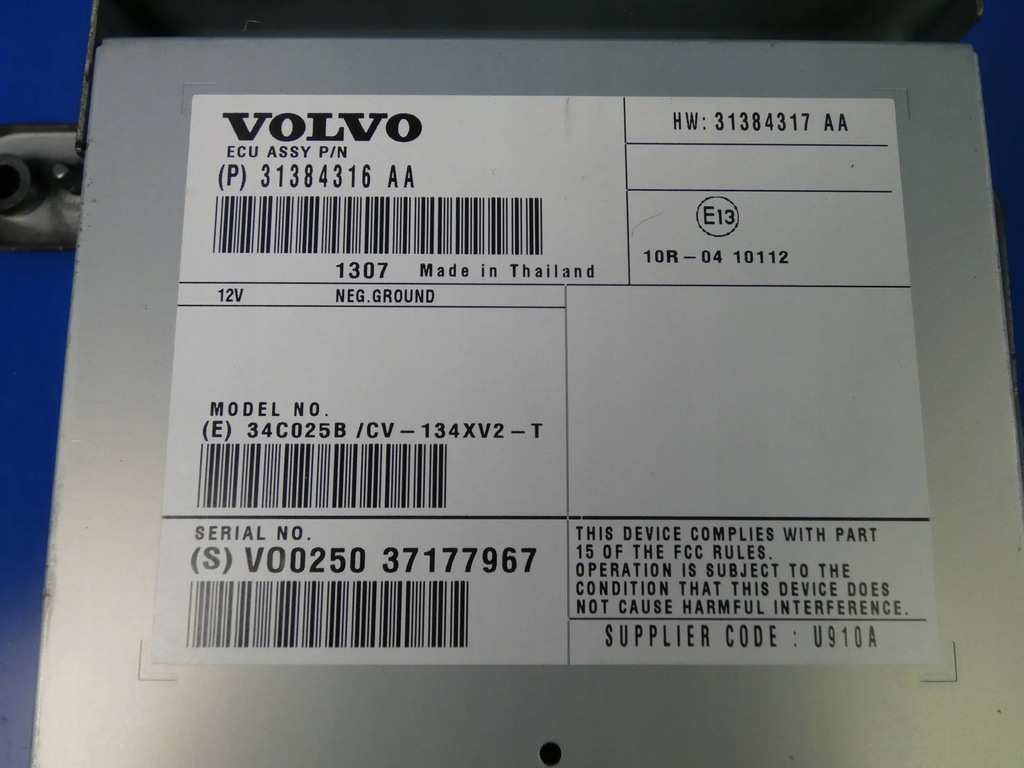 фото №2, Volvo v40 ii v60 s60 ii усилитель аудио радио