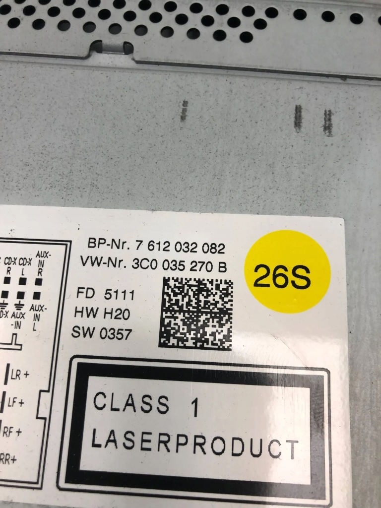 фото №7, Радіо cd navi vw golf vi 3c0035270b