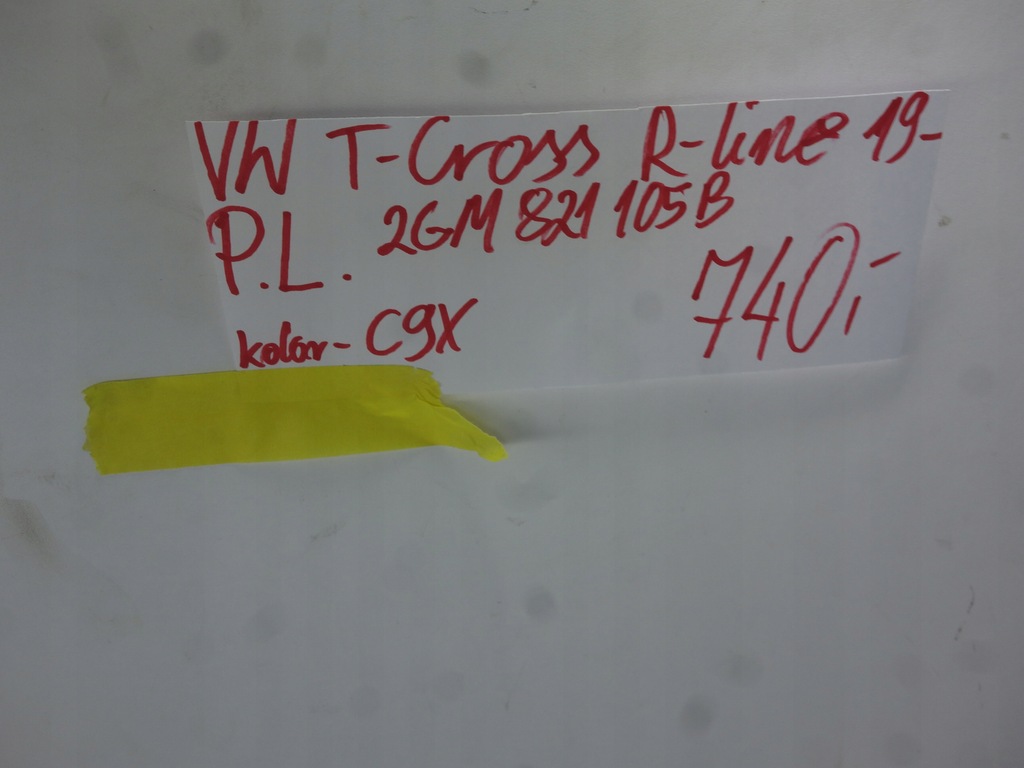 фото №10, Крыло перед левый vw t-cross r-line 2gm 2019- цвет - c9x 2gm821105b