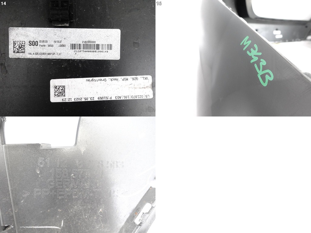 фото №12, Bmw 4 g26 gran coupe m-pakiet 21- бампер задняя pdc