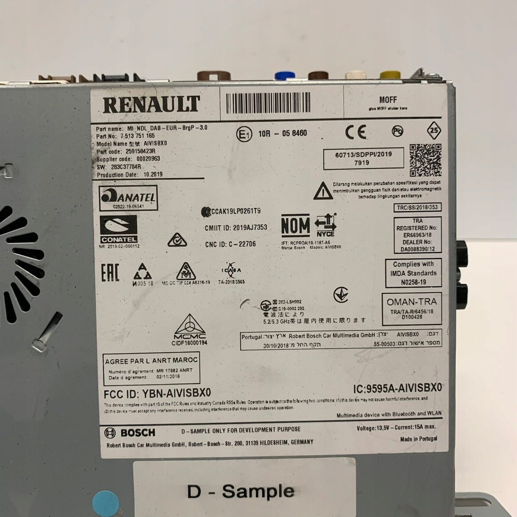 фото №2, Renault talisman megane iv lift радио навигация 259158423r