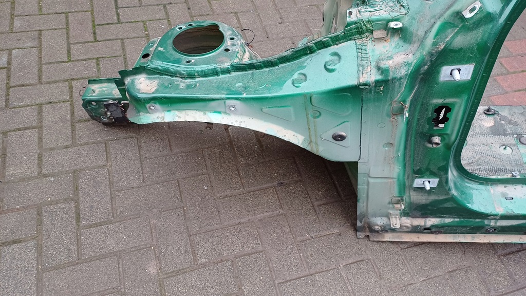 фото №3, Mini cooper f55 лонжерон левая блок двигателя подкрылок