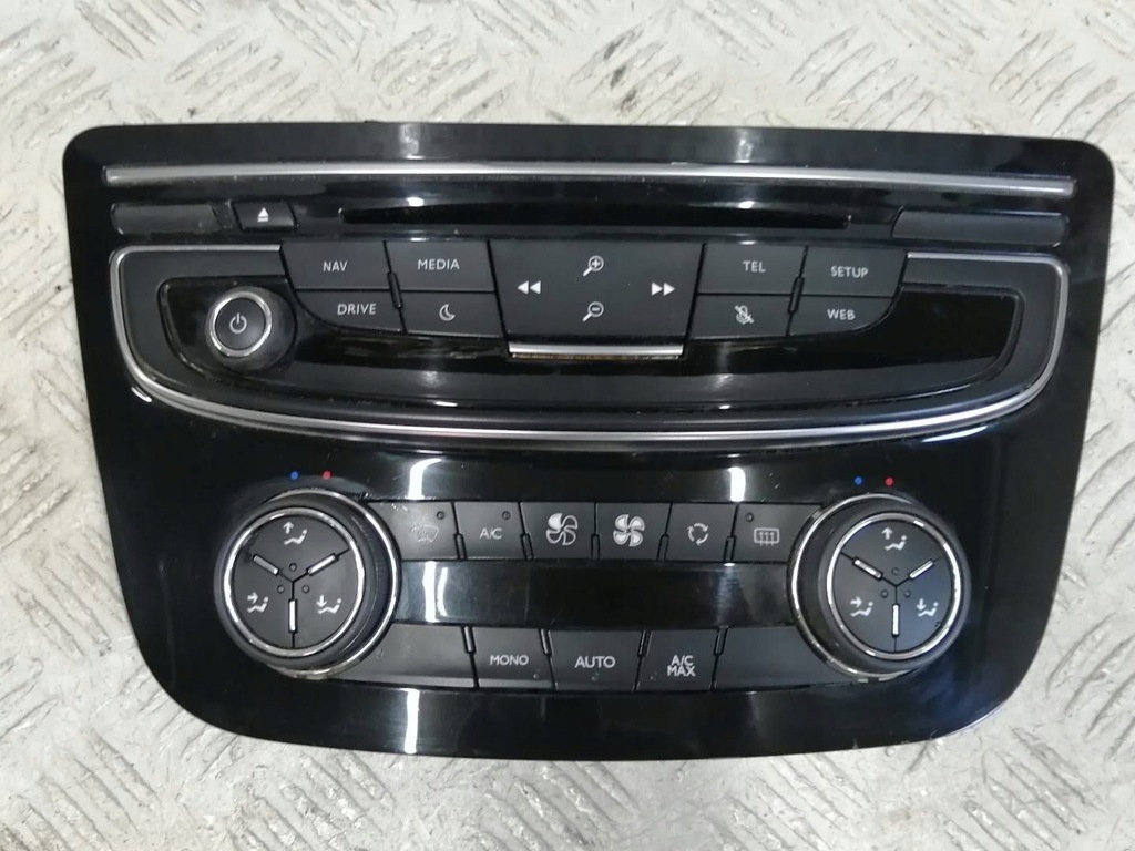 фото №1, Peugeot 508 lift панель радио кондиционера