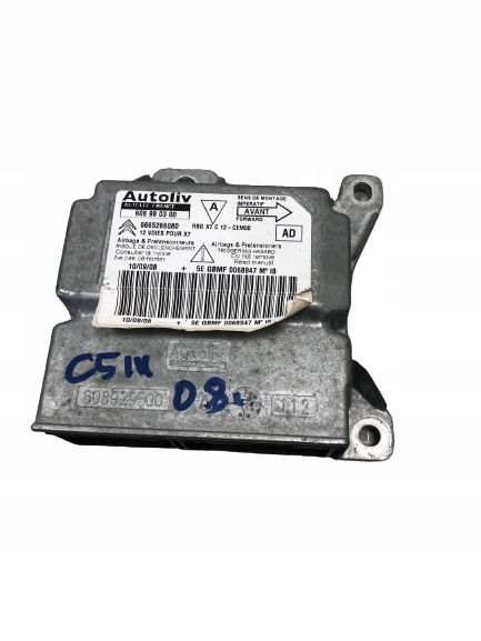 фото №1, Модуль датчик подушка безопасности citroen c5 iii 9665266080