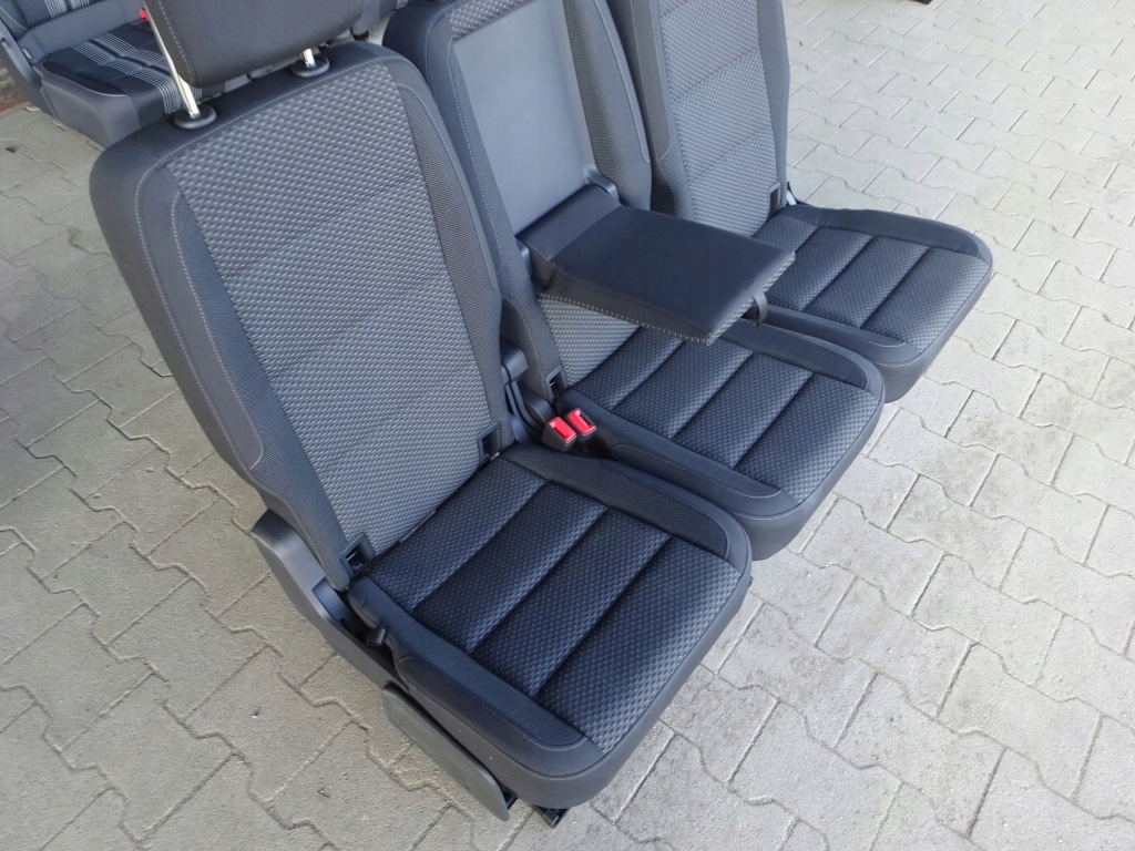 фото №9, Vw touran 5ta сидіння drugi ряд szmaciane