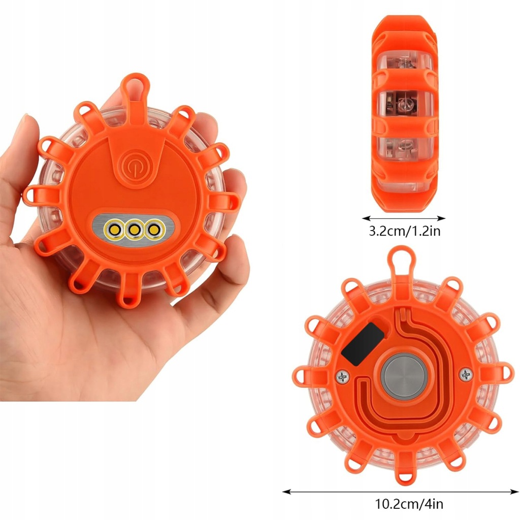 6xlampa предупредительная flara kogut stroboskop led магнит с hak na аккумулятор usb Киев