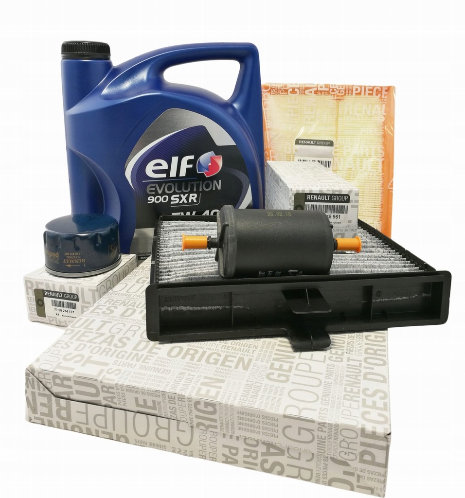 фото №1, Набор фильтров renault scenic ii 1.6 16v оригинал