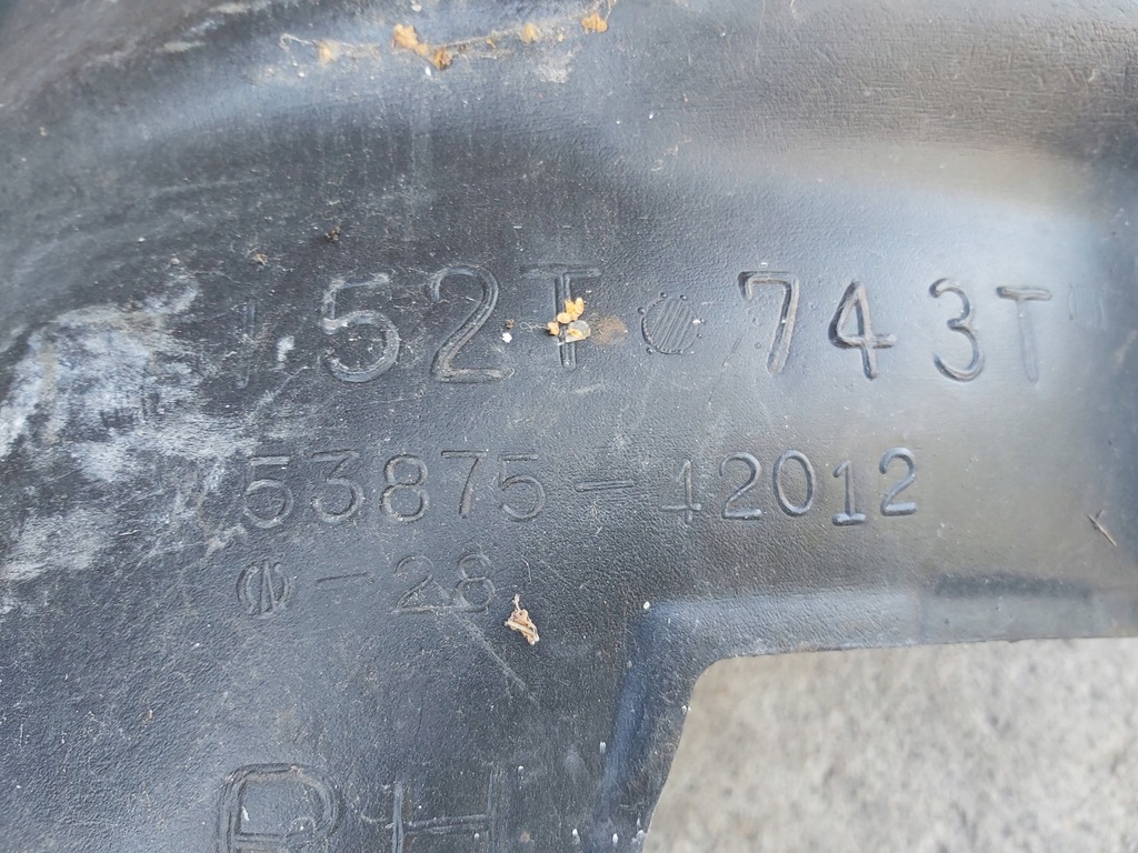 фото №5, Toyota rav4 i подкрылок правый перед оригинал 53875-42012