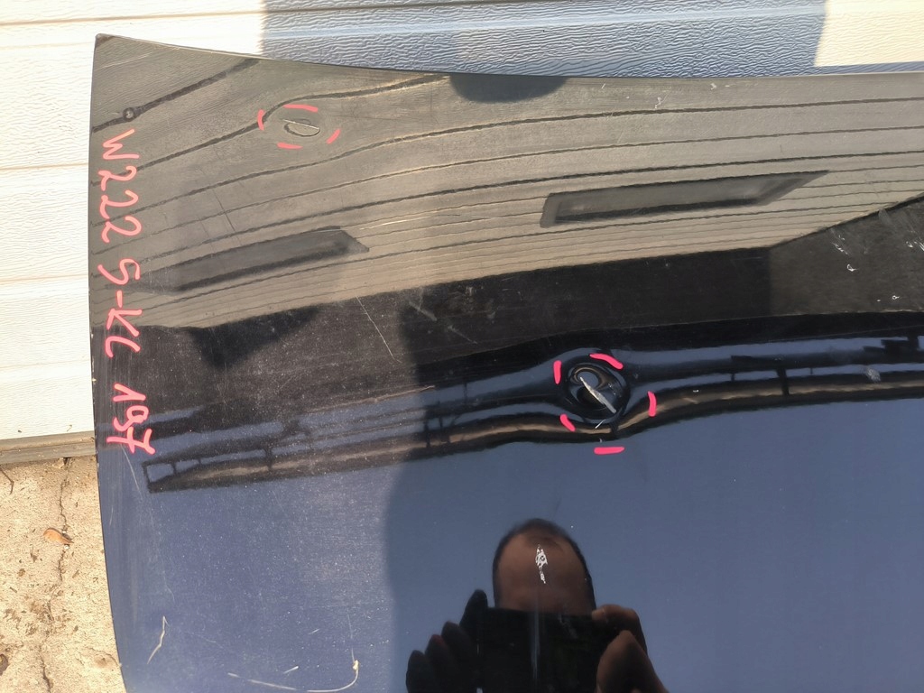 фото №8, Mercedes w222 s-klasa lift кришка багажника кришка багажника задня задня колір 197