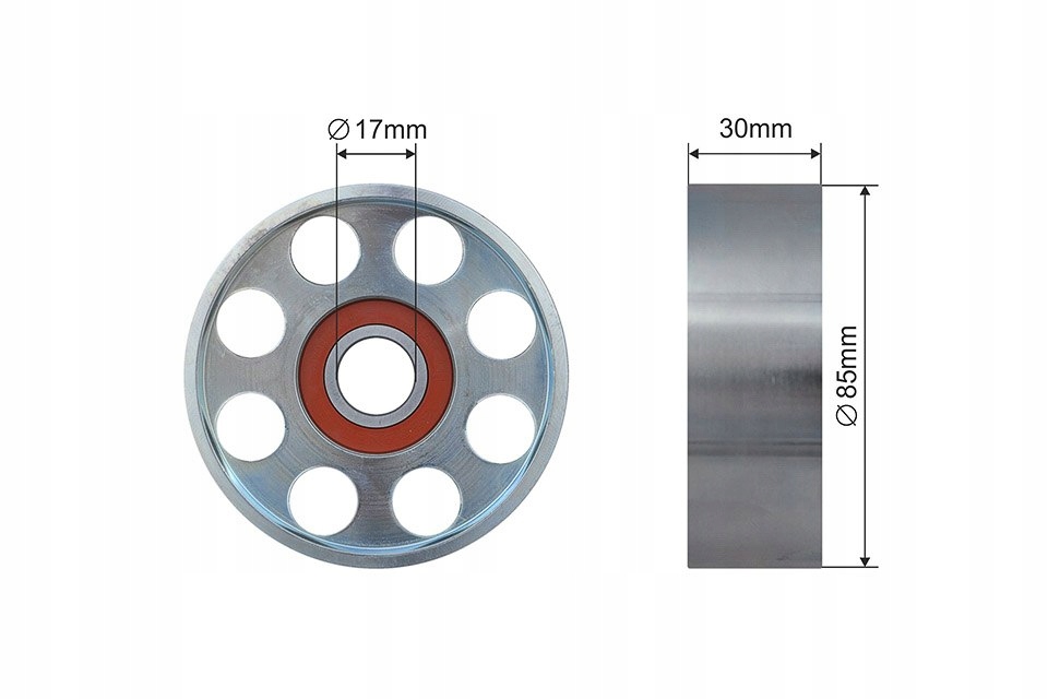 фото №1, Nty rnk-lr-014 ролик натяжителя, ремень клиновой многоручьевой