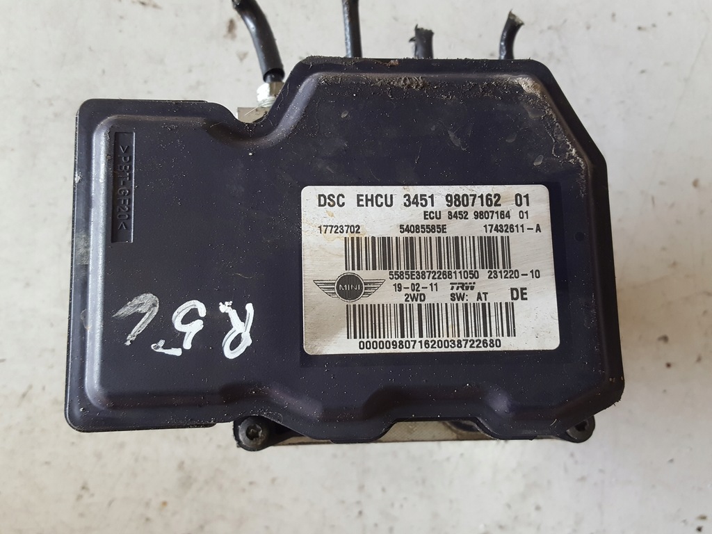 фото №1, Mini cooper one r56 r55 lift насос тормозная abs