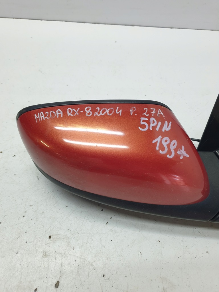 фото №3, Зеркало правое 5 pin mazda rx-8 2004 rok