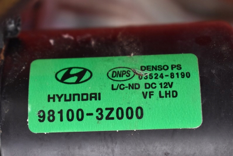 фото №10, Механизм моторчик дворник перед 98100-3z000 hyundai i40 11-19