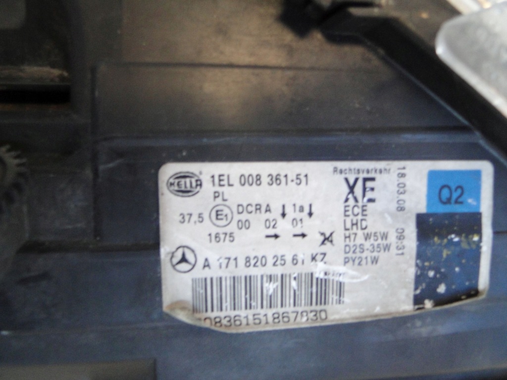 фото №13, Mercedes slk r171 171 lift лампа левая bi-xenon amg grand edition