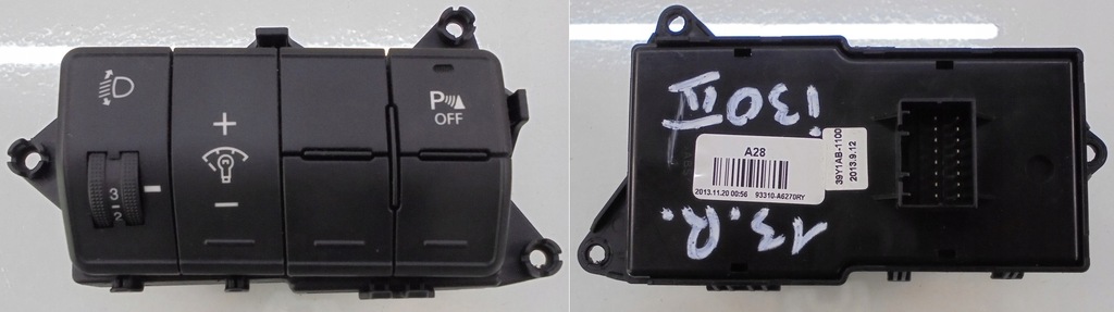 фото №1, Hyundai i30 ii переключатель света диммер pdc