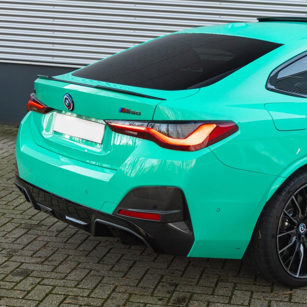 Спойлер | спойлер крышки багажника bmw g26 m3 style чёрный блеск 2021+ с Разборки