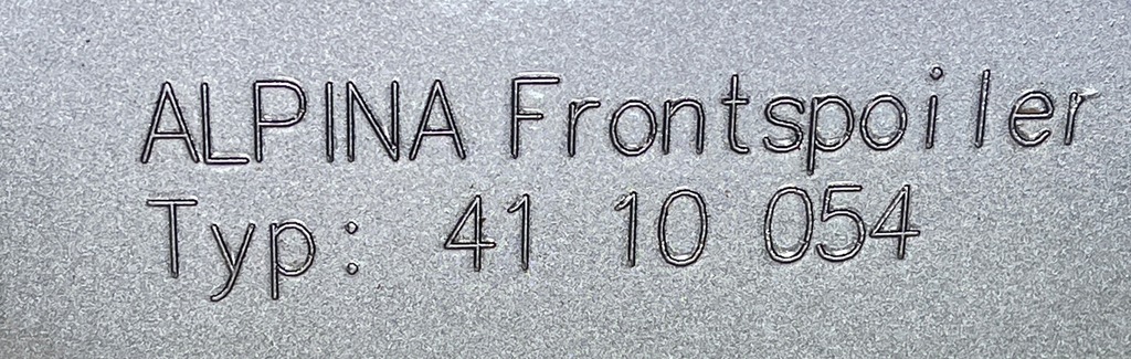 фото №11, ^ спойлер бампера перед alpina b6 bmw f06 f12 f13