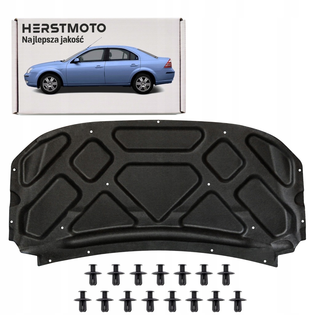 фото №1, Ford mondeo mk3 iii 2000-2007 sedan шумоизоляция капот 1145263