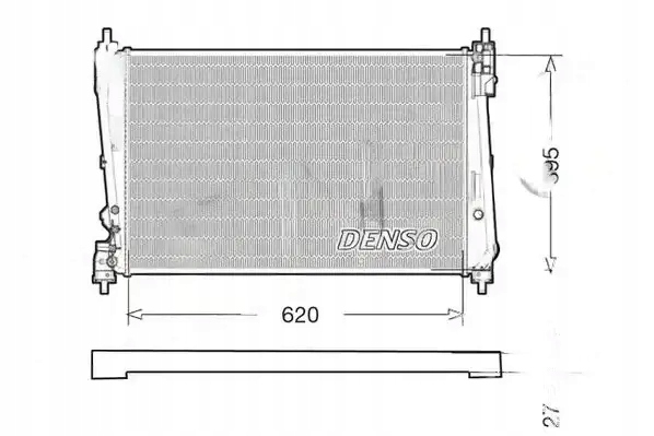 Купить Радиатор воды drm09112 denso fiat lancia bravo