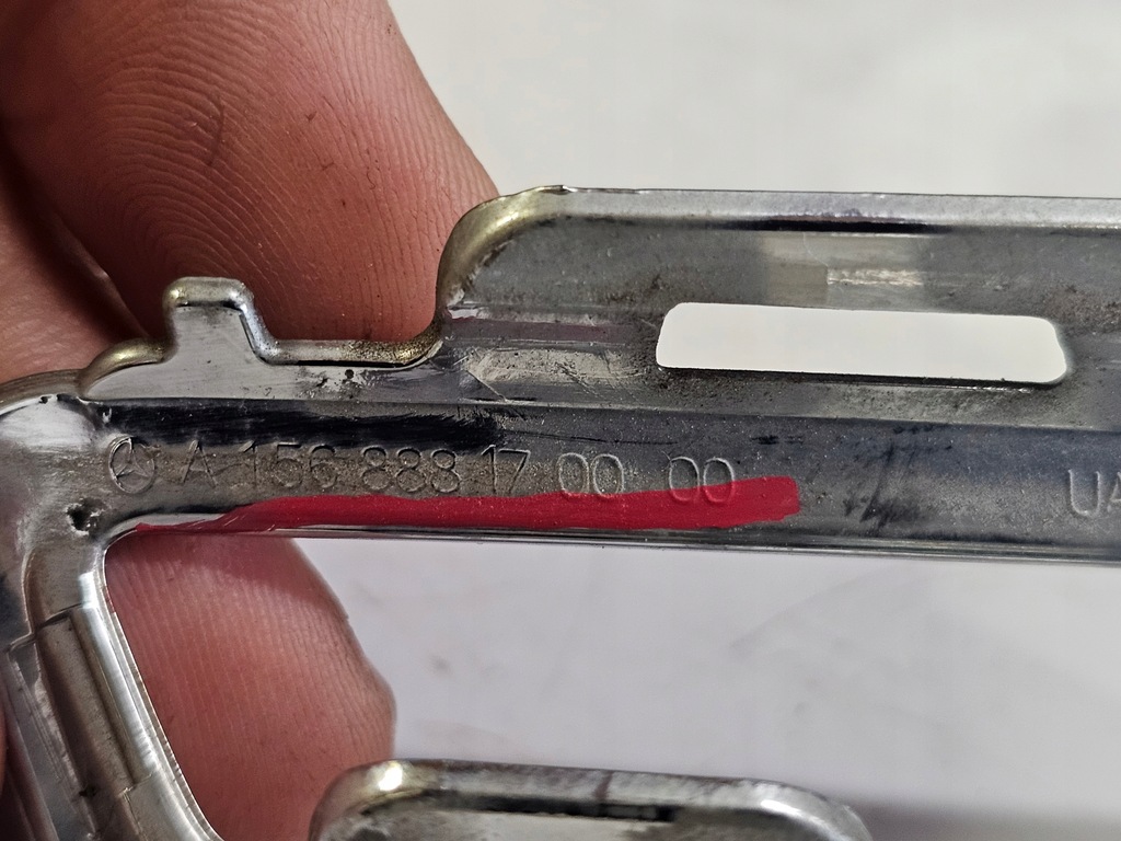 фото №7, Mercedes gla x156 lift хром накладка решетка a1568881700