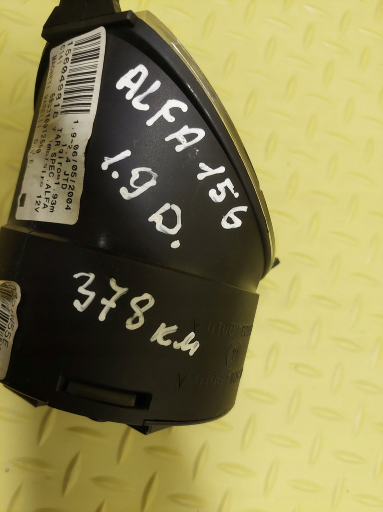 фото №8, Alfa romeo 156 1.9 d лічильник прилади 6160340020