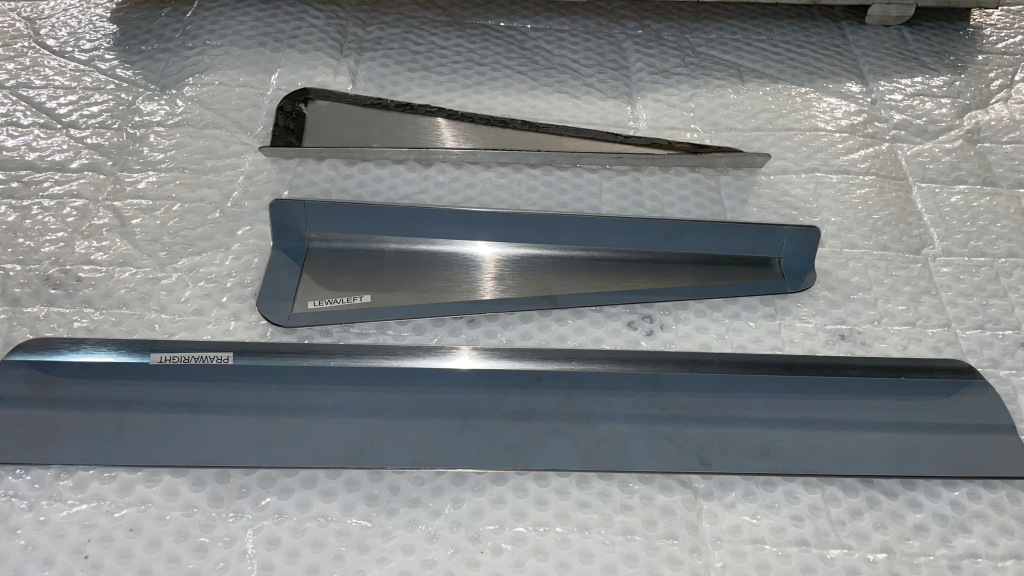 фото №7, Накладки пороговые fiat albea serebrne хром 60797344 3szt.