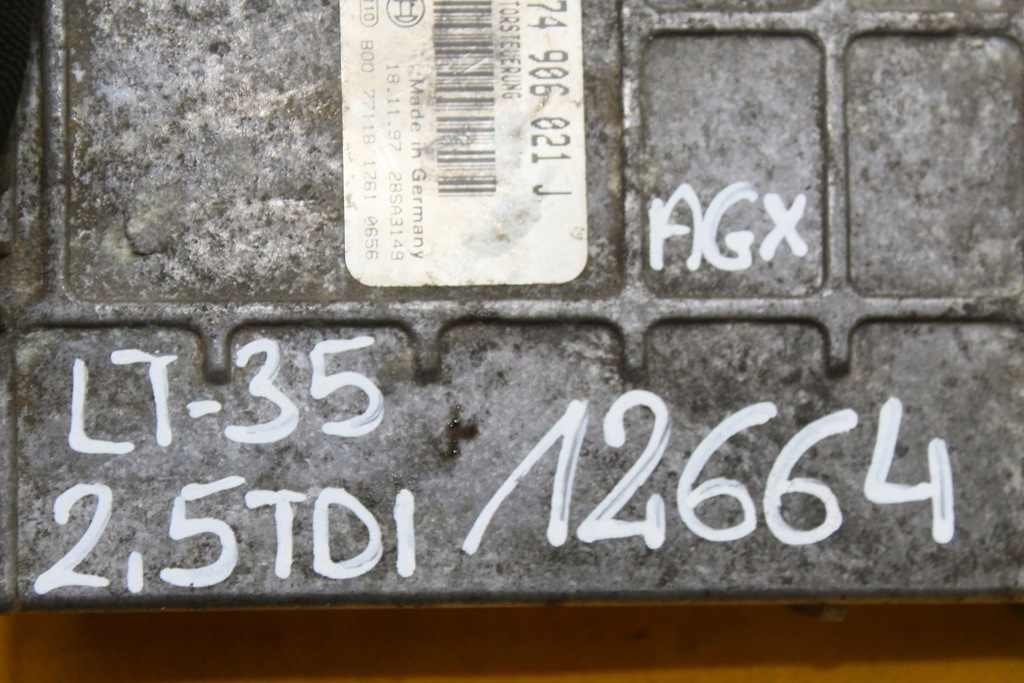 фото №8, Бортовой компьютер двигателя 074906021j vw lt 35 28 46 2.5 tdi